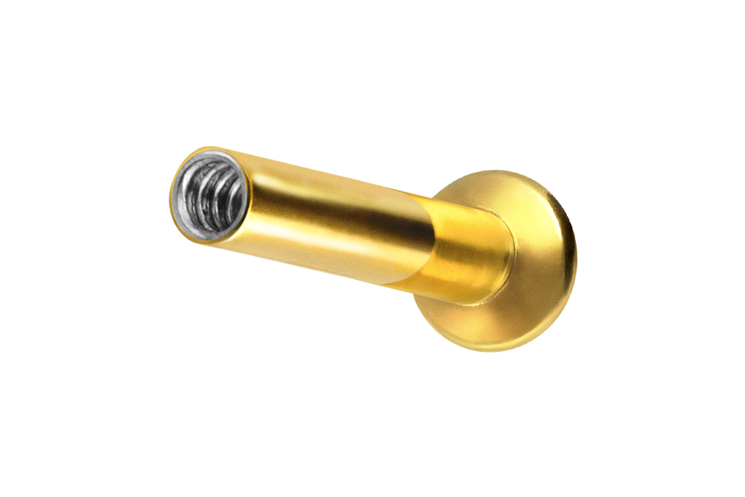 Titan Triple Piercing Mini Labret mit Innengewinde ohne Kugel